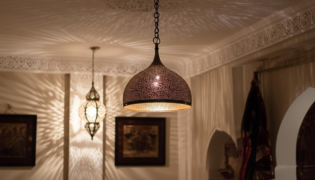 Handcrafted Moroccan brass pendant light , Handmade Hanging Lamp , Pendant Brass Light , Pendant Lighting ,Moroccan Light Fixtures