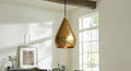 Handmade Hammered Copper Pendant Light - Rustic Copper Dome Pendant Light - Moroccan Boho Farmhouse Lamp - Rustic Chandelier Dining Room