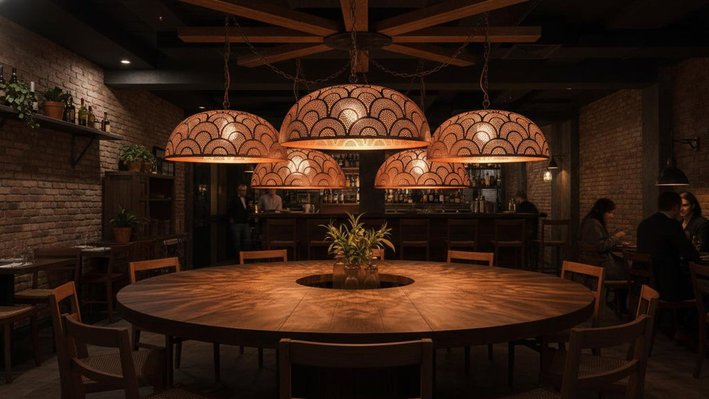 Moroccan Brass Pendant Light, Handcrafted Perforated Hanging Lamp,Ceiling Light,Hanging Lamp ,Lampshades Lighting New Home Decor Lighting ,