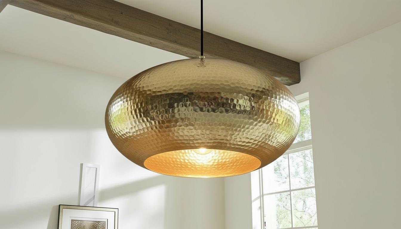 Modern Brass Ceiling Dome Pendant Lamp ,Moroccan Brass Lamp,Hanging Lighting,Dome Lampshades,Rustic Kitchen Island Light, Farmhouse Lighting