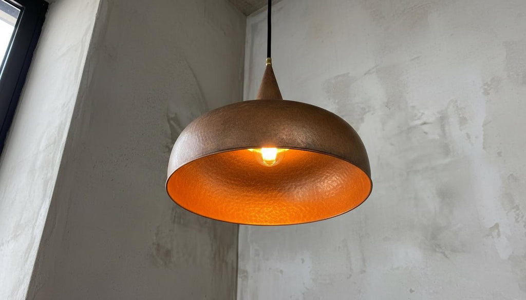 Moroccan Dome Copper Pendant Light – Rustic Handmade Chandelier, Verdigris Copper Dome Pendant , Boho Farmhouse Dining Room Ceiling Lamp