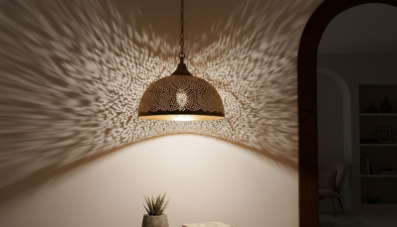Handcrafted Moroccan brass pendant light , Handmade Hanging Lamp , Pendant Brass Light , Pendant Lighting ,Moroccan Light Fixtures