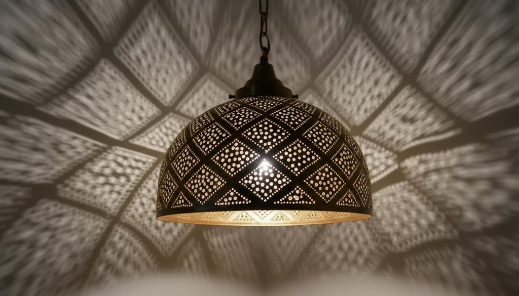 Moroccan brass pendant light , Handmade Hanging Lamp , Pendant Brass Light , Pendant Lighting ,Moroccan Light Fixtures