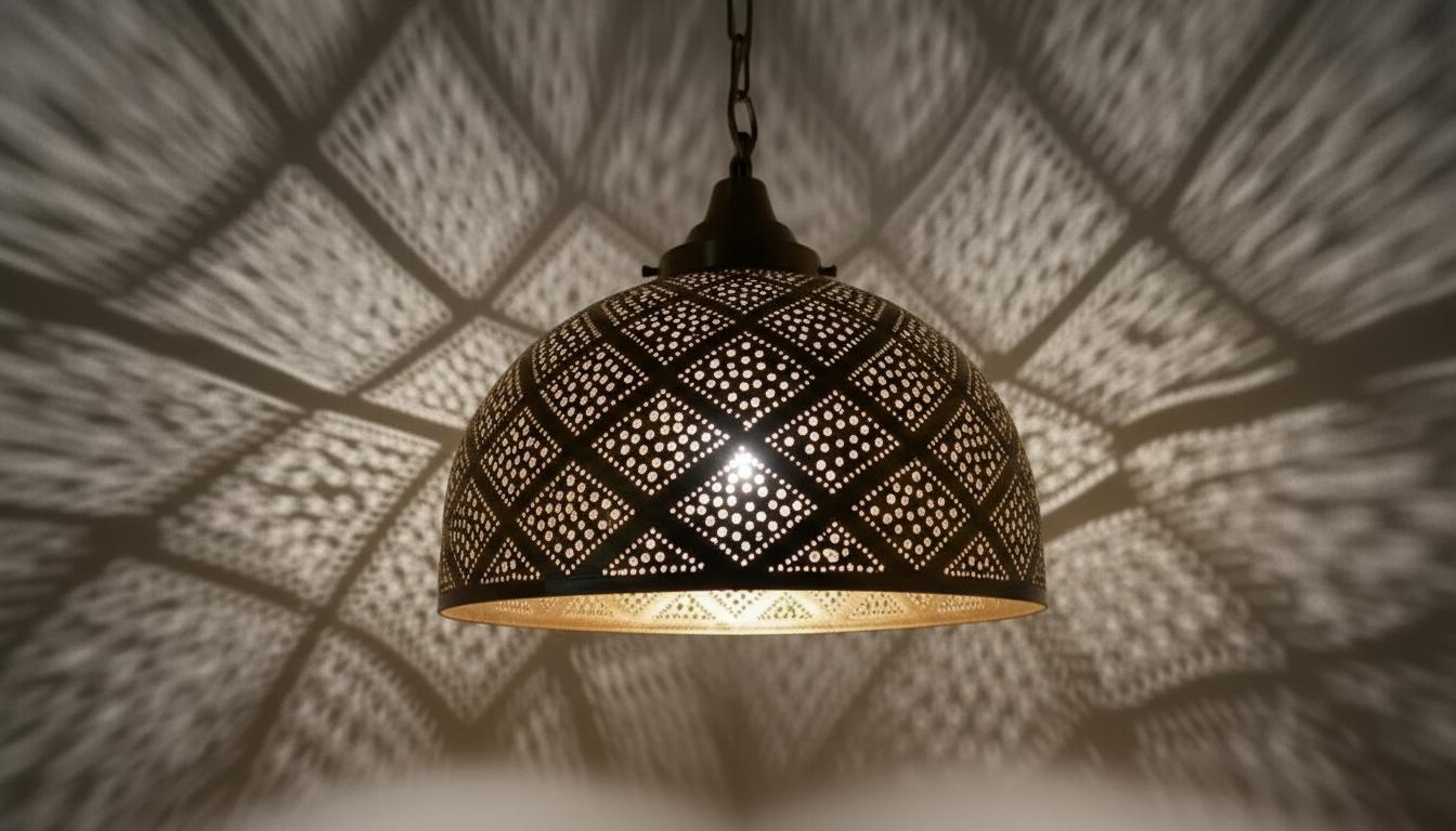 Moroccan brass pendant light , Handmade Hanging Lamp , Pendant Brass Light , Pendant Lighting ,Moroccan Light Fixtures