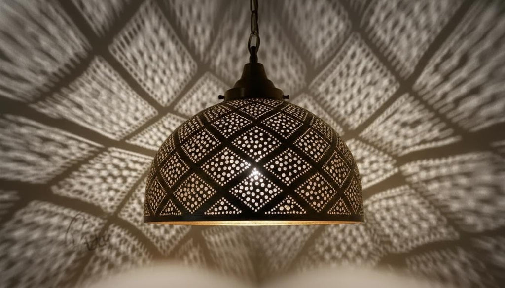 Moroccan brass pendant light , Handmade Hanging Lamp , Pendant Brass Light , Pendant Lighting ,Moroccan Light Fixtures