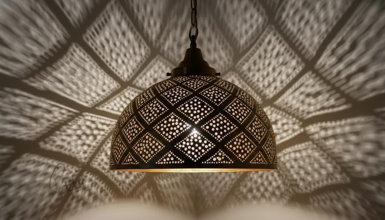 Moroccan brass pendant light , Handmade Hanging Lamp , Pendant Brass Light , Pendant Lighting ,Moroccan Light Fixtures