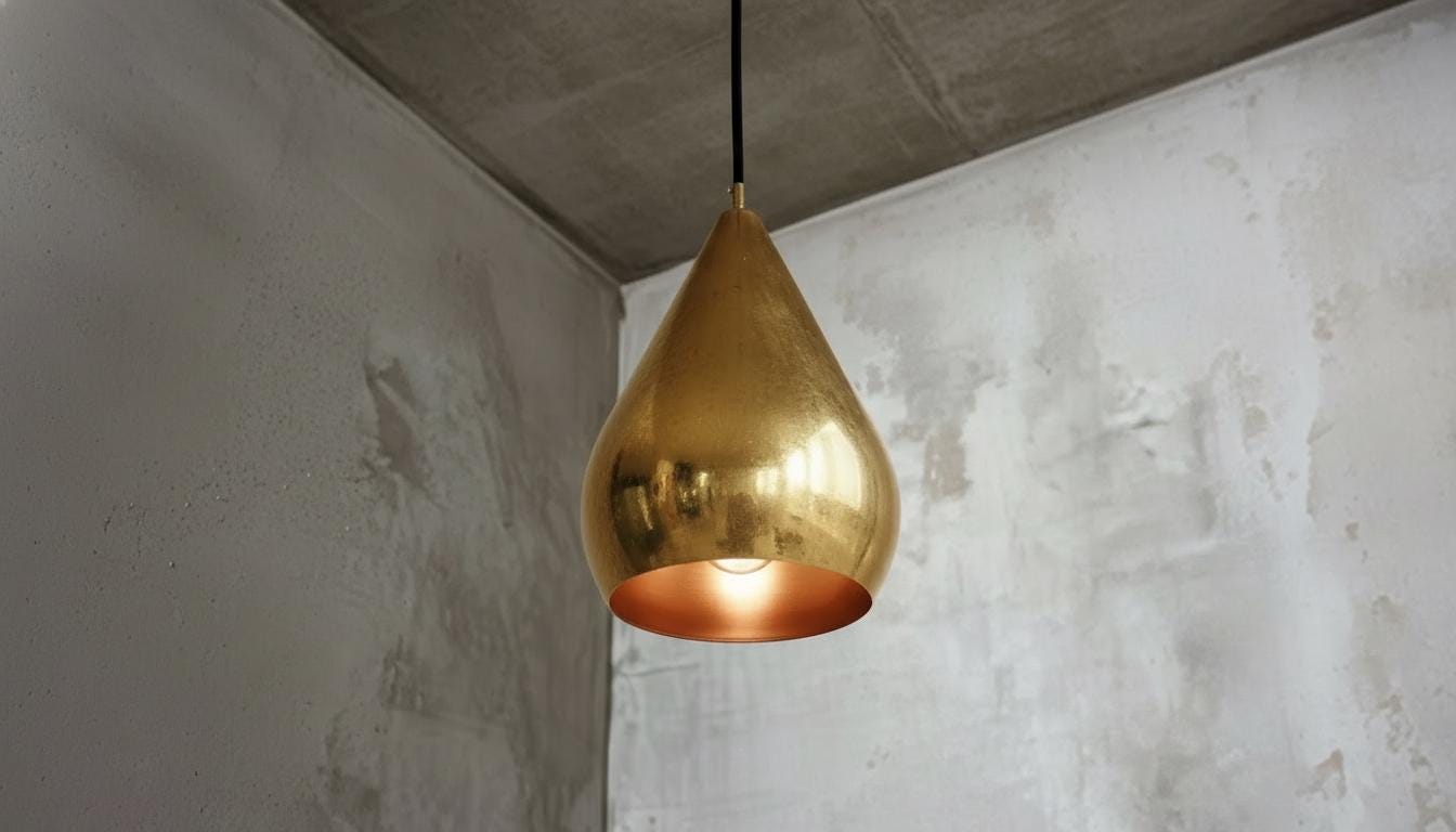 Handmade Hammered Copper Pendant Light - Rustic Copper Dome Pendant Light - Moroccan Boho Farmhouse Lamp - Rustic Chandelier Dining Room