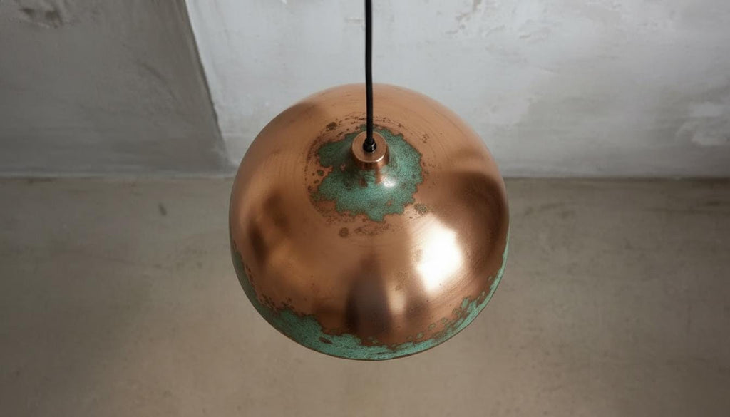 Handmade Copper Dome Pendant Light, Moroccan Perforated Lighting