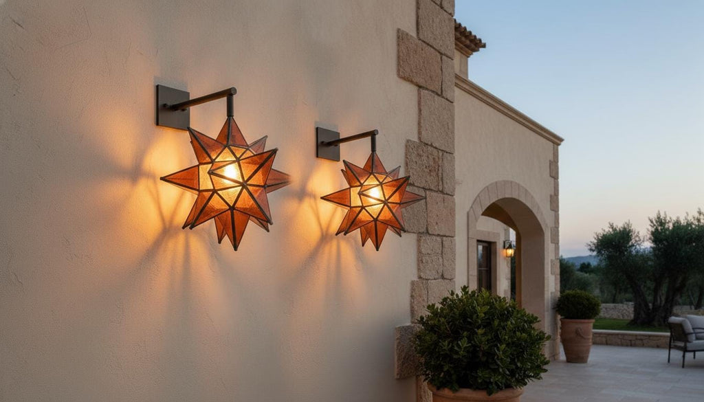 Handmade Moroccan Brass Wall Light with Glass – Modern Art Wall Sconce, Elegant Brass Wall Fixture for Home Décor