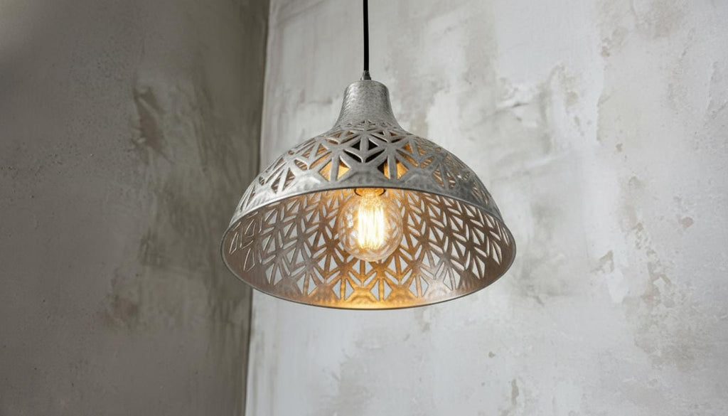 Silver Brass Pendant Lamp, Handmade Brass Dome Pendant Light, Hanging Ceiling Lamp , Dome Lamp ,Moroccan Lamp,Rustic Kitchen Island Lighting