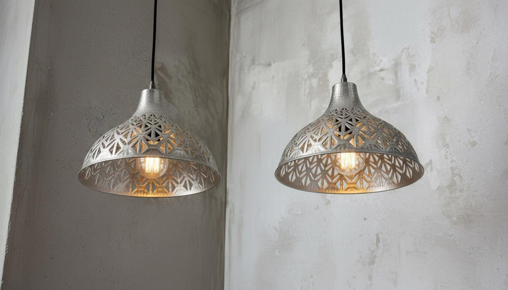 Silver Brass Pendant Lamp, Handmade Brass Dome Pendant Light, Hanging Ceiling Lamp , Dome Lamp ,Moroccan Lamp,Rustic Kitchen Island Lighting