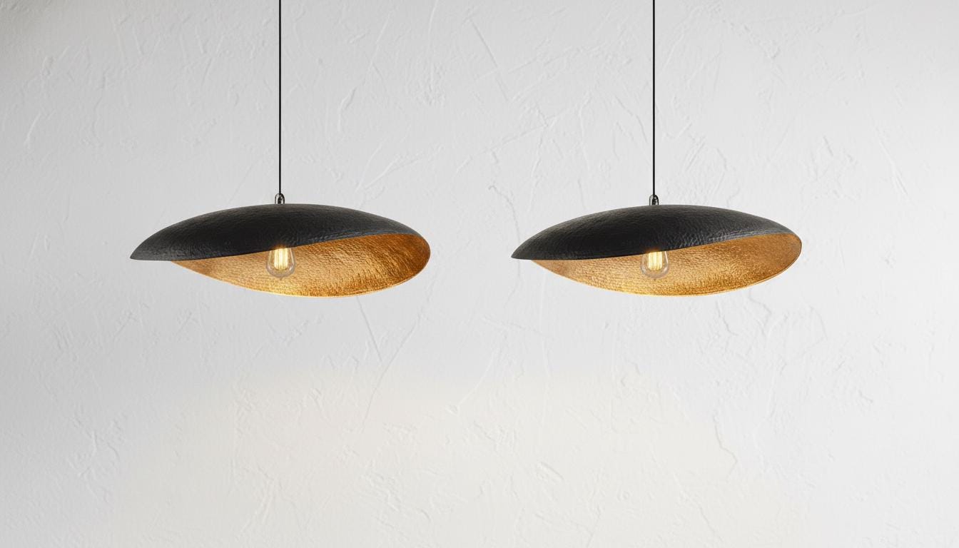 Black Modern Copper Dome Pendant Light,Hammered Brass Pendant Light ,Moroccan Gold Leaf Handmade Fixture ,Rustic Chandelier