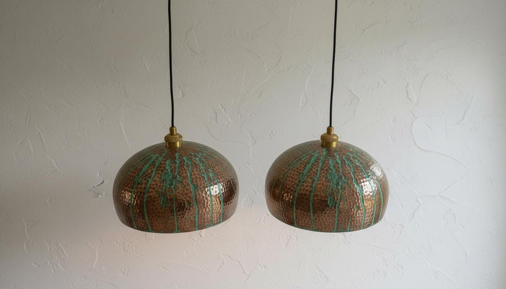 Oxidized pendant Copper Patina Light,Copper Patina Lamp, Hanging Pendant Lighting, Kitchen Island Lighting, Ceiling Light Fixture