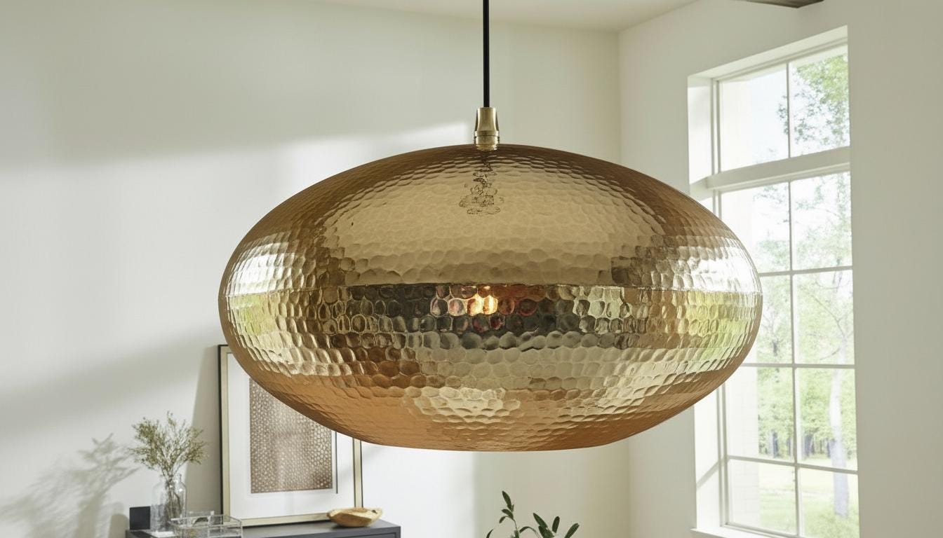 Modern Brass Ceiling Dome Pendant Lamp ,Moroccan Brass Lamp,Hanging Lighting,Dome Lampshades,Rustic Kitchen Island Light, Farmhouse Lighting