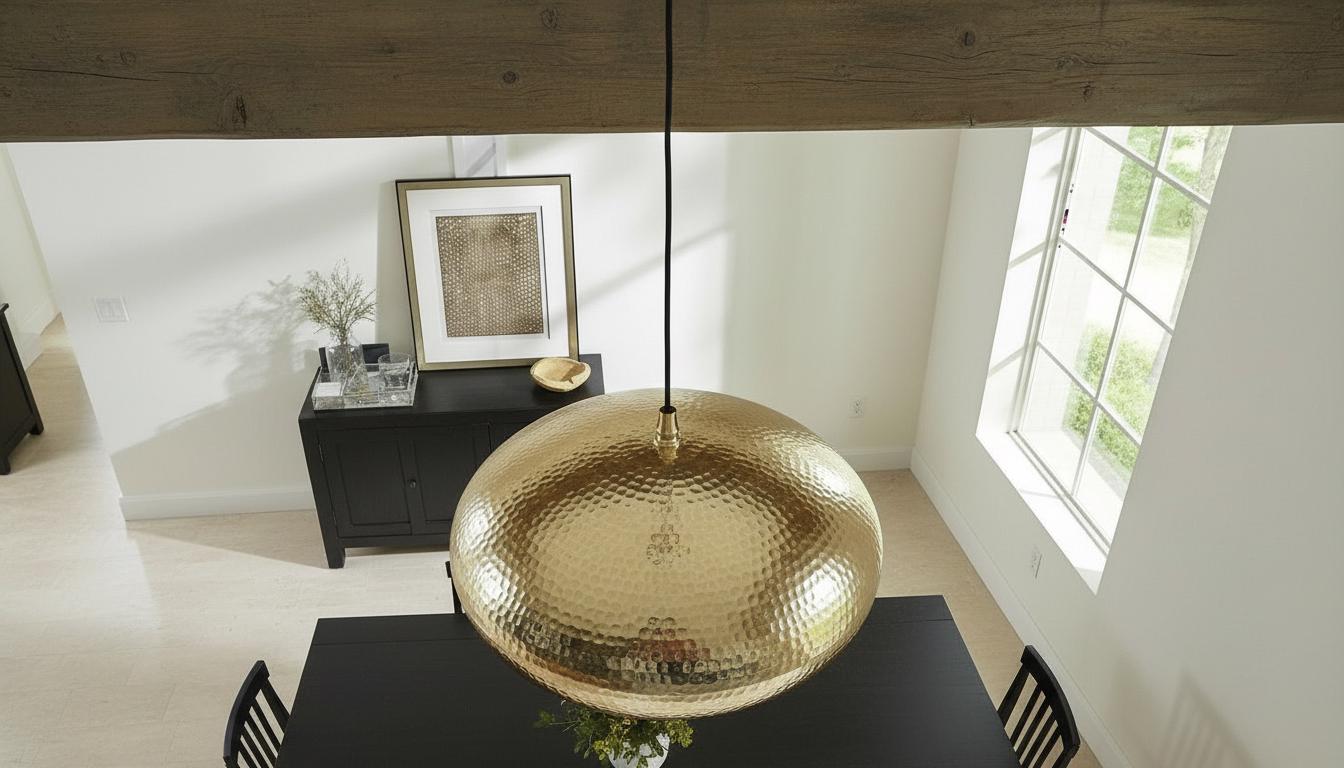 Modern Brass Ceiling Dome Pendant Lamp ,Moroccan Brass Lamp,Hanging Lighting,Dome Lampshades,Rustic Kitchen Island Light, Farmhouse Lighting
