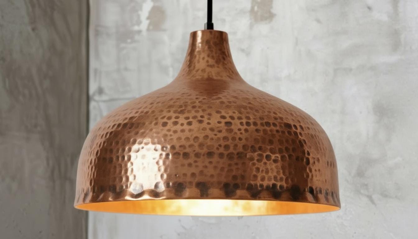 Vintage Copper Dome Pendant Lamp, Ceiling Dome Lamp, Hammerd Dome Pendant Lighting, Moroccan Lighting,Farmhouse Kitchen Ceiling Lamp Fixture