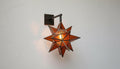 Handmade Moroccan Brass Wall Light with Glass – Modern Art Wall Sconce, Elegant Brass Wall Fixture for Home Décor
