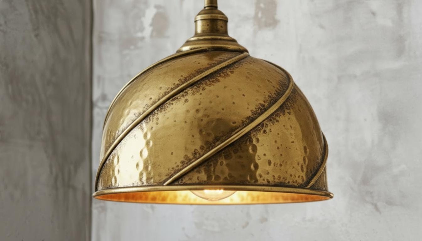 Hammered Solid Copper Dome Pendant Light,Rustic Chandelie, Copper Light Fixture,Ceiling Light,Kitchen Island Lighting, Ceiling Light Fixture