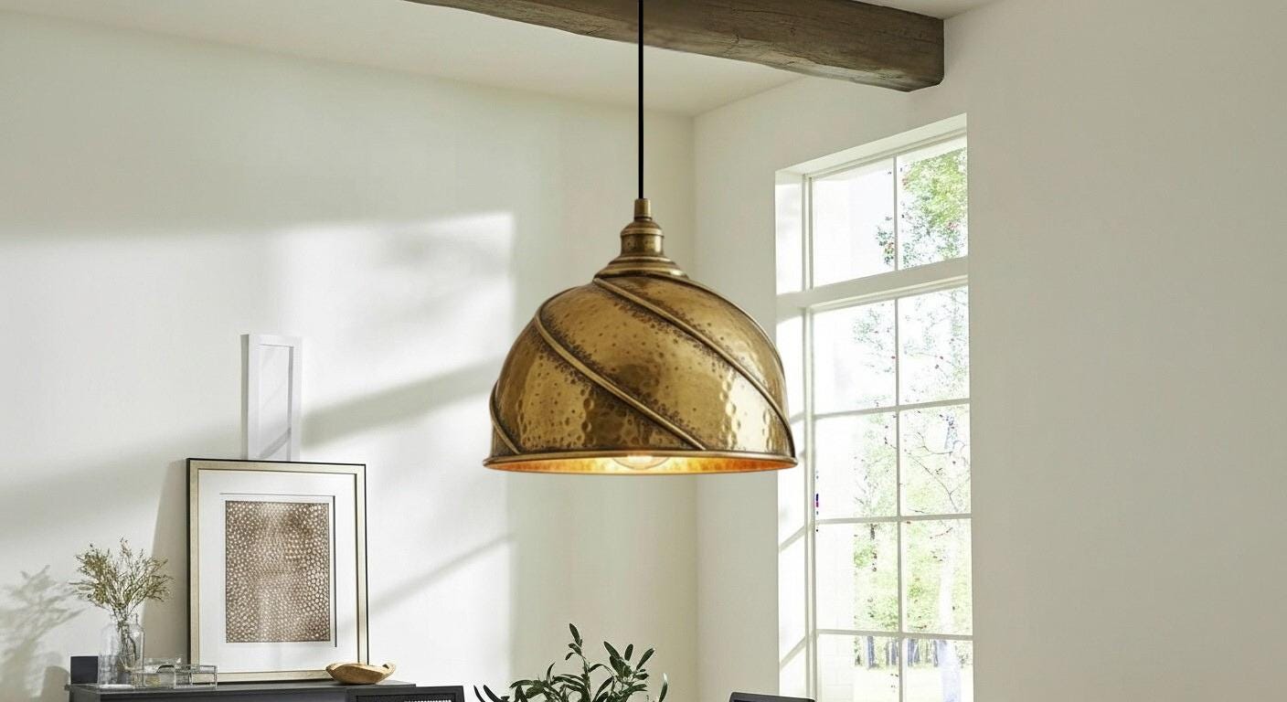 Hammered Solid Copper Dome Pendant Light,Rustic Chandelie, Copper Light Fixture,Ceiling Light,Kitchen Island Lighting, Ceiling Light Fixture