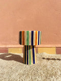 Raffia Table Lamp, Handmade Rattan Light, Boho Natural Lamp