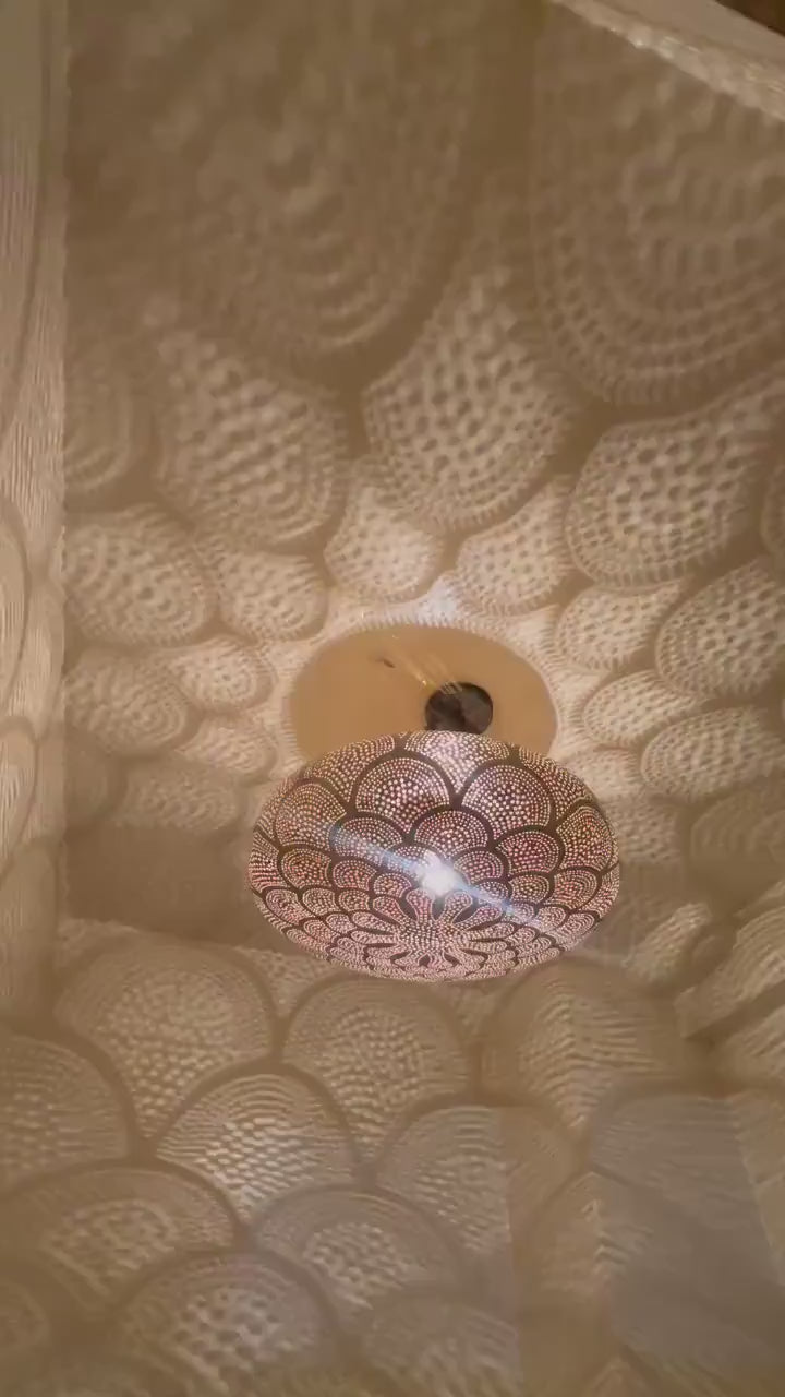 Moroccan Brass Pendant Light: Handmade Ceiling Lamp, New Home Decor